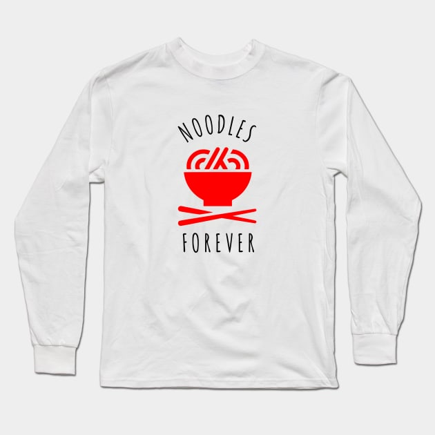 Noodles Forever Long Sleeve T-Shirt by Printnation